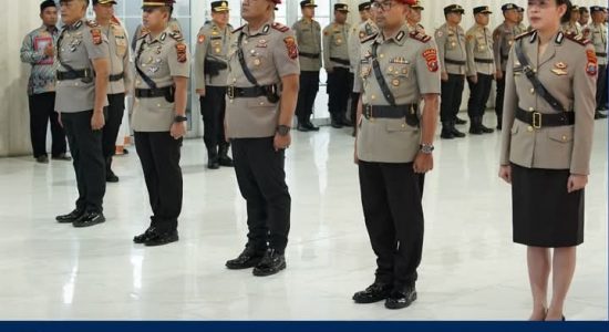 Kapolres Asahan AKBP Revi Nurvelani, gelar serah terima jabatan (Sertijab) Pejabat Utama Polres Asahan Kasat Dan Kapolsek