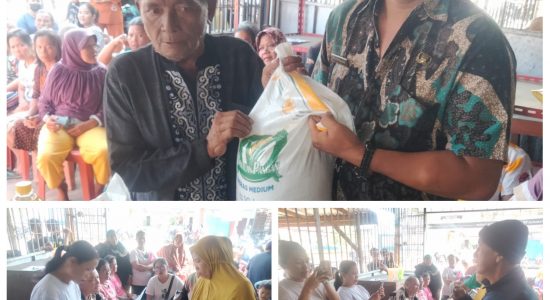 Pembagian Bantuan Pangan Ke Desa Se Kecamatan BP-Mandoge , Membuat Mumet Kepala Perangkat Desa