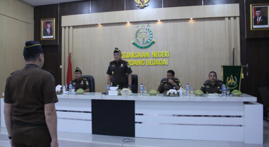 Kunker Ke Kejari Sergai, Kajati Sumut Imbau Tetap Jaga Kekompakan dan Integritas serta Laksanakan Rencana Aksi Nasional