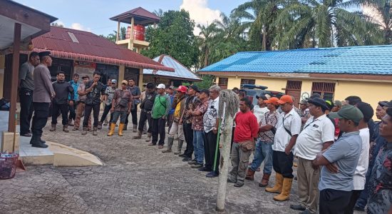 Karyawan Pimpinan, Askep Rayon A, Rayon B BKO Brimob Dan Korpamsus, SP.Bun PTP.N 4 Kebun Pasir Mandoge Buat Laporan Polisi Kasus Pencurian TBS dan Penyerangan Rumah Korkam 