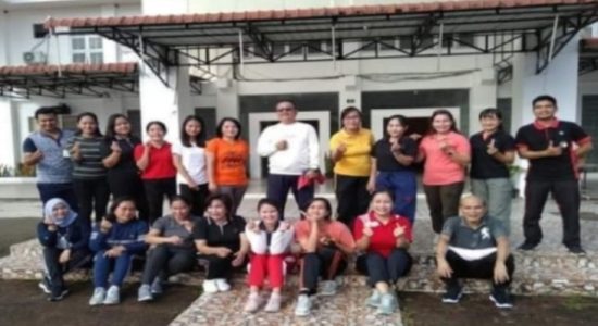 PEMERINTAH KABUPATEN NIAS BARAT LAKSANAKAN SENAM GERMAS BERSAMA BERJALAN BAIK