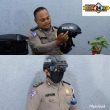 Polda Riau Gunakan Smart Helmed Thermal “Robocop” Canggih Untuk Tangani Covid-19