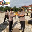 Kapolres Rohul Pimpin Sertijab Kabag Ops Polres Rohul Dari Kompol A.Cholik Husin kepada Kompol Jhon Firdaus , Amk