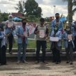 Relawan Covid-19 Kec.Bantan Universitas Riau Gandeng Hipematan Lakukan Aksi Pembagian Hand Sanitizer Dan Sosialiasi New Normal