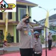 Apel Pagi Wakapolres Batu Bara Tekankan Kepada Unit Sipropam Untuk Berikan Anjuran Protokoler Kesehatan