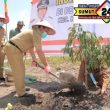 H. Sukiman Bupati Rohul  Dukung Program Inovasi Desa Penanaman Semangka Dan Durian Unggulan Di Pasir Indah