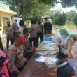 Cegah Penyebaran Covid-19, 100 Personel Polres  Sergai Lakukan Swab Test