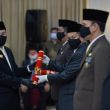 Drs. H Syamsuar, M.Si Gubernur Riau, “Kukuhkan PJS Bupati Rokan Hulu Drs .H Masrul Kasmi ,M.Si