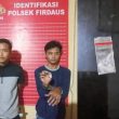 Lagi Transaksi Sabu, Buser Polsek Firdaus Polres Serdang Bedagai Grebek 2 Pelaku