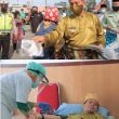 Aksi Sosial Sempena HUT Ke-XXI Kabupaten Rohul,” Pjs Bupati Ikut Donor Darah dan Bagi-Bagi Masker
