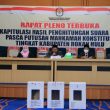 KPU Rohul Gelar Rapat Pleno Terbuka Rekapitulasi Hasil PSU Pilkada 2021 Tingkat Kabupaten