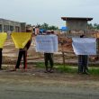 Puluhan Warga Datangi Lokasi Pembangunan Gudang Milik PT Niagatama Kencana Di Sei Rampah