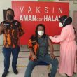 Syahmadi Malau Ketua MPC Pemuda Pancasila Rohul ,”  Ikuti  Vaksin Di Puskesmas Rambah