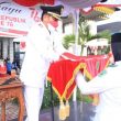 Wabup Labura Irup Dalam Upacara Penurunan Bendera HUT Kemerdekaan RI Ke-76 Tahun