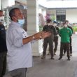 Sekda Labura Saat Lakukan Apel Kepada Penegak Perda , Berikut Pesanya