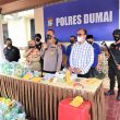 Polres Dumai Gagalkan Peredaran 41 Kilo Sabu