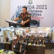 Rakerda Kejati Sumut Diikuti 28 Kejari dan 9 Cabjari, Para Kajari Sampaikan Capaian Kinerja 2021