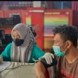 KENAIKAN KASUS COVID-19 DI INDONESIA, RUTAN DUMAI LAKUKAN VAKSINASI BOOSTER MASSAL