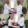 ACARA SERAH TERIMA JABATAN DI KANTOR KESBANGPOL KABUPATEN NIAS BARAT BERJALAN DENGAN BAIK