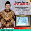 Bupati Rokan Hulu Raih Penghargaan  Puncak HUT SPS Ke 76 ,” Pemimpin Terpopuler Di Media Arus Utama