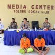 Polres Rohil Ungkap Kasus Pembunuhan Berencana Dalam 24 Jam, Pelaku Ipar Dan Adik Korban