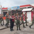 Kapolres Dumai AKBP Nurhadi Ismanto , SH,S.I.K Adakan Giat Olah Raga Pagi Bersama Detasemen Arhanud Rudal 004/WSBY