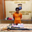 Kanit Reskrim Polsek Tambut AIPDA Andi Supriadi ,” Ringkus Terduga Pengedar Sabu Desa Rantau Sakti
