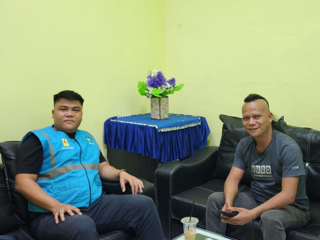 Kepala ULP PLN Kota Pinang M Syahrir Ramdani Bincang Dengan Pemred 