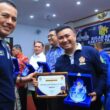 Hadiri Peringatan HUT Karang Taruna Ke-62, Bupati Labura Raih Penghargaan Aditya Karya Mahatva Yodha