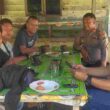 Kapolsek Sungai Kanan AKP Samsuddin Amri ” Ngopi Bareng Insan Pers “