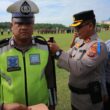 Kapolres Labuhanbatu Selatan AKBP Catur Sungkowo Pimpin Apel Gelar Pasukan Ops Patuh Toba 2023