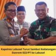 Kapolres AKBP Catur Sungkowo ,SH.MH Sambut Danrem 02/PT Brigjend.TNI.Lukman Arief SIP
